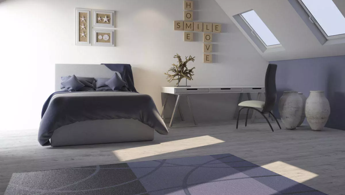3D Contemporary Bedroom Interior