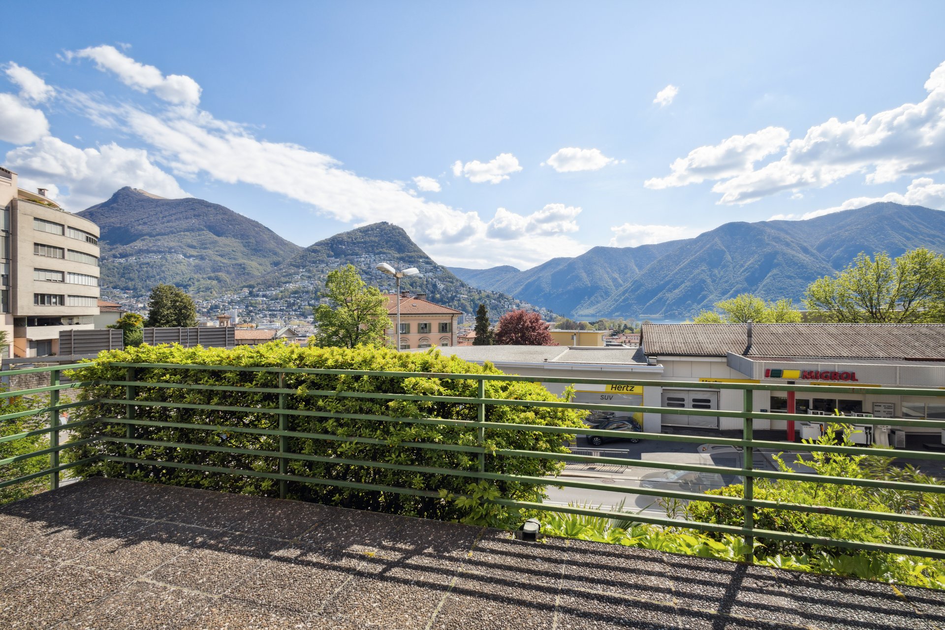 Appartamento con vista su Lugano nel cuore della città